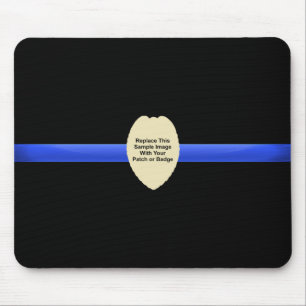 Mousepad Patch de Polícia Personalizado ou Pad de Mouse de