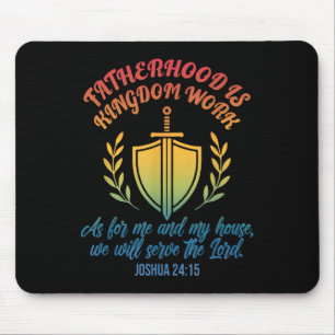 Mousepad Paternidade É Trabalho Do Reino Como Eu E Minha Ca