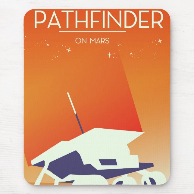Mousepad Pathfinder em Arte Espacial de Marte (Frente)