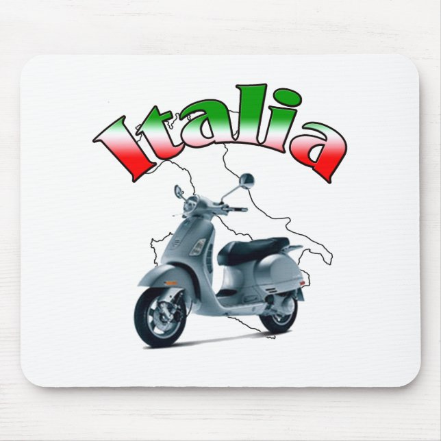 Mousepad Patinete italiano (Frente)