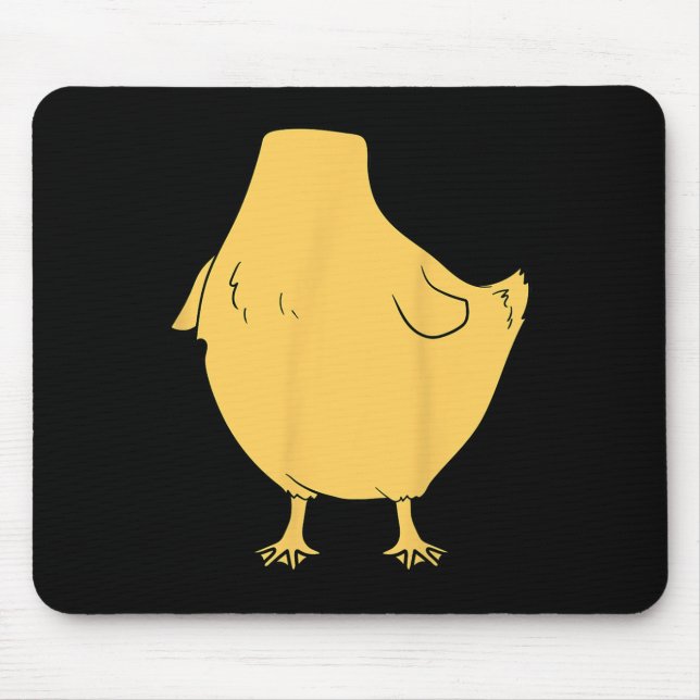 Mousepad Pato Amarelo Belly Halloween Costume Easy Duque (Frente)
