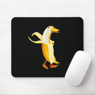 Mousepad Pato Banana. Animais Frutas Antropomórficos Divert