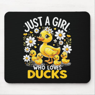 Mousepad Pato Bonito Amo Apenas Uma Menina Que Ama Patos