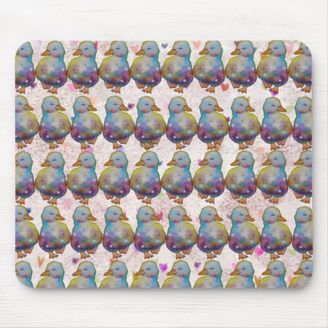Mousepad Pato chamado Arco-íris (Frente)