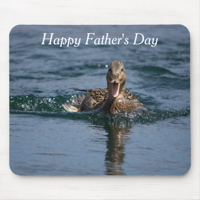 Mousepad Pato com bico aberto (Frente)