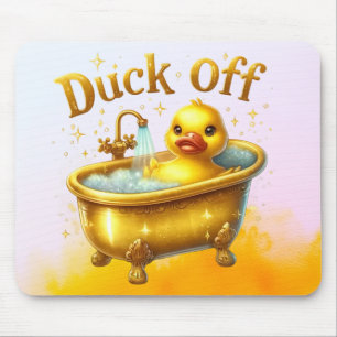Mousepad Pato de Banho Divertido