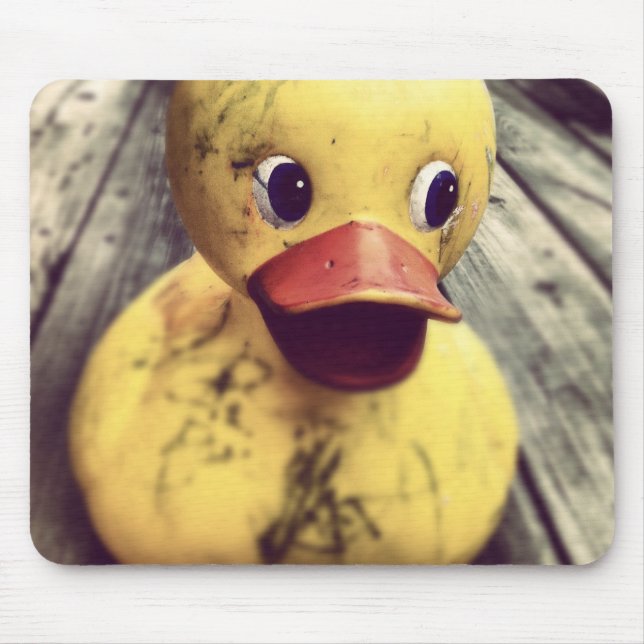 Mousepad Pato de Borracha Amarelo Precisa de um Banho! (Frente)