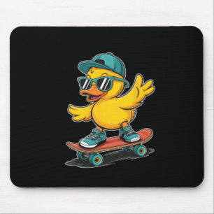 Mousepad Pato de borracha de skate Cool Skater para K