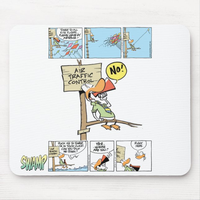 Mousepad Pato de controlador aéreo (Frente)