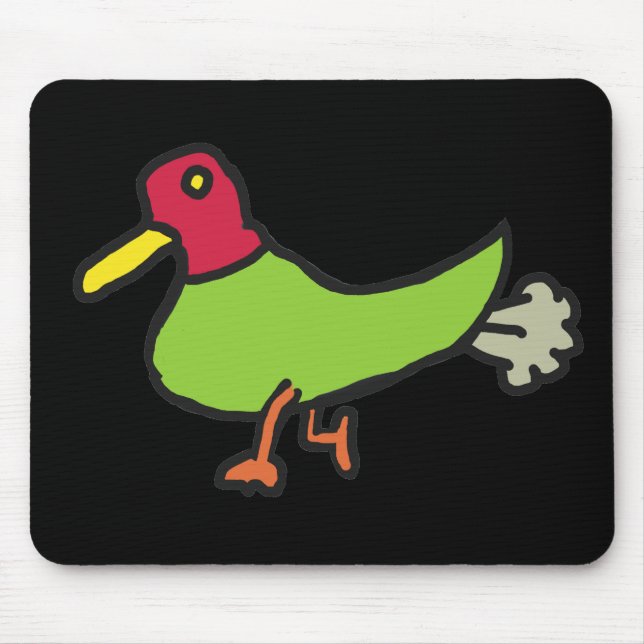 Mousepad Pato de Fartura Engraçado (Frente)