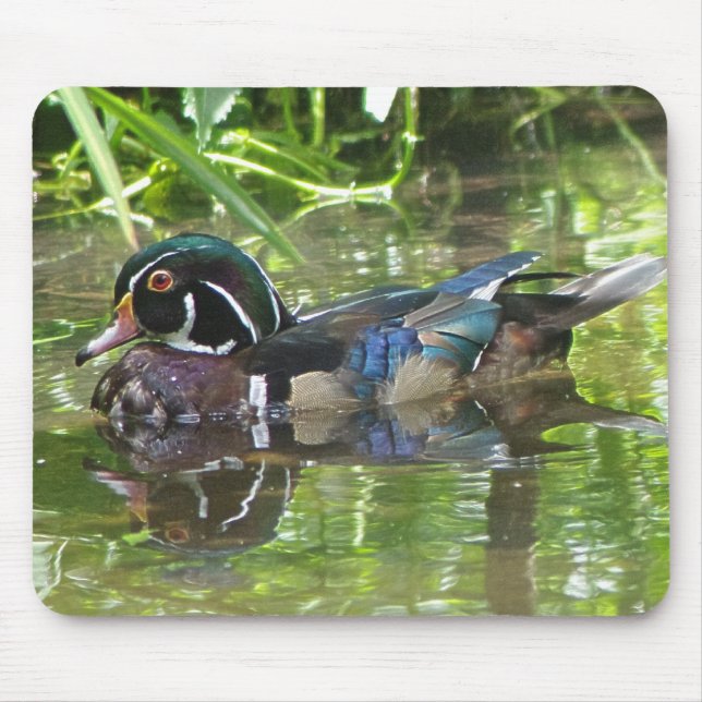 Mousepad Pato de madeira (Frente)