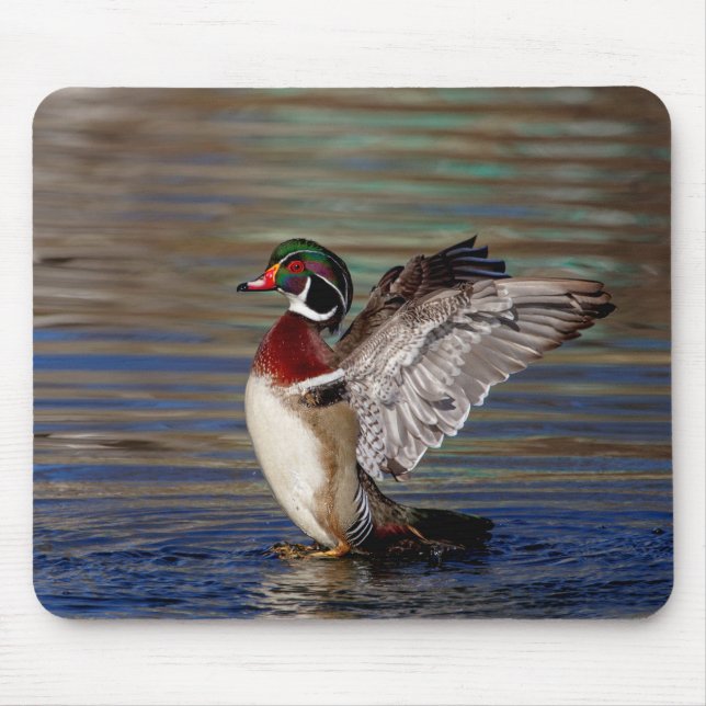 Mousepad Pato de Madeira (Frente)