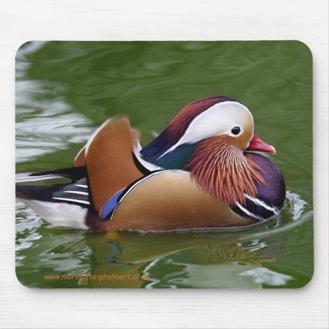 Mousepad Pato de mandarino Mousemat (Frente)
