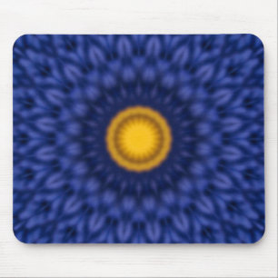 Mousepad Pato em azul com amarelo