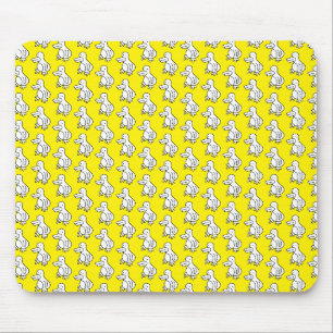 Mousepad Pato ou Pinguim de Desenho Animado Engraçado
