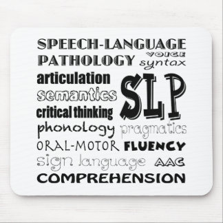 Mousepad Patologista da língua do discurso