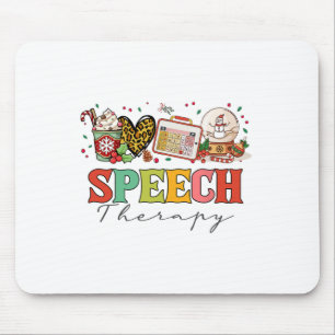 Mousepad Patologista da Terapia da Fala Slp Natal Dia de Aç