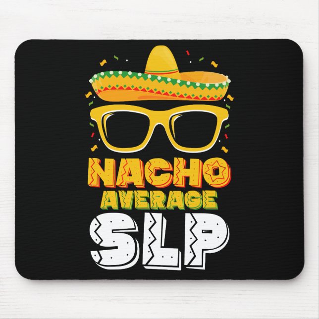 Mousepad Patologista de Linguagem Média SLP Nacho (Frente)