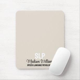 Mousepad Patologista Personalizado de Língua de Voz SLP Pre