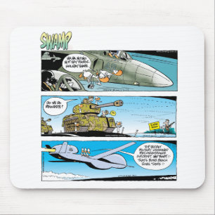 Mousepad Patos do pântano que sujam com as forças armadas