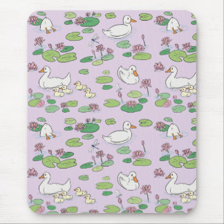 Mousepad Patos e Bocal de Lavanda Waterlily
