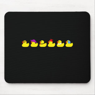 Mousepad Patos Em Fila Piada Engraçada do Pai Humor Fofo Bo