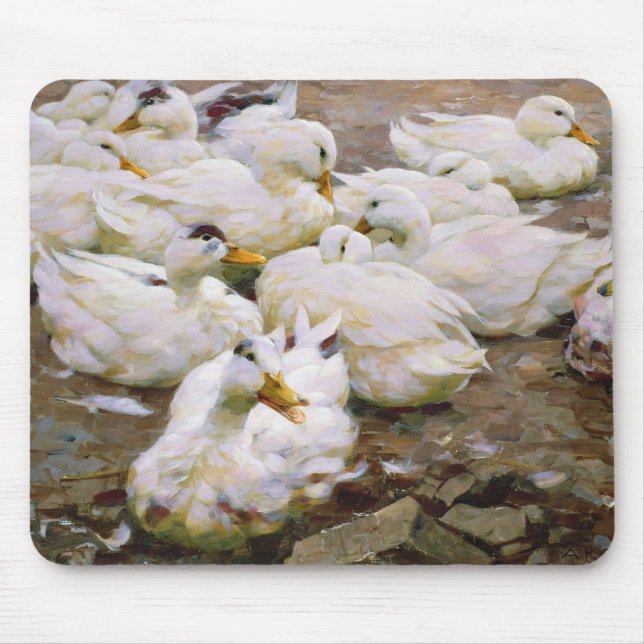 Mousepad Patos em uma lagoa (Frente)