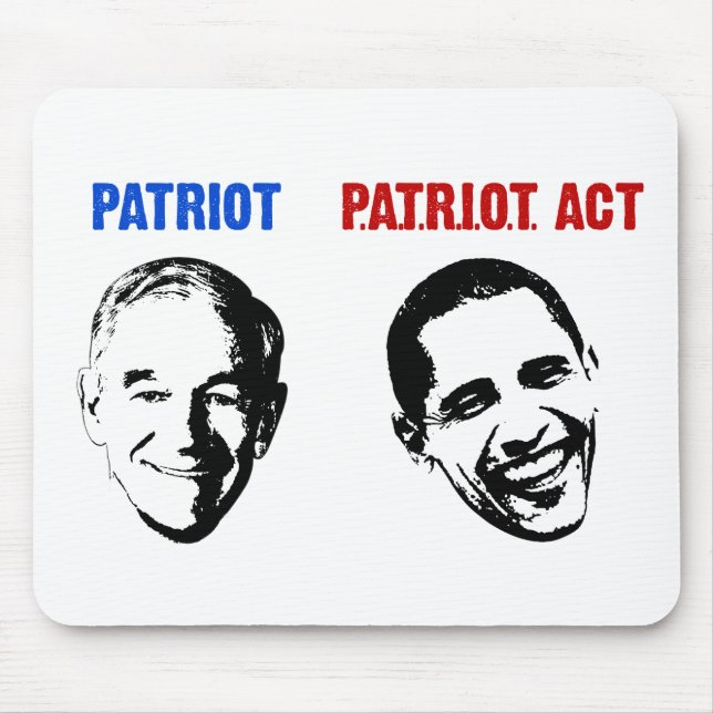 Mousepad Patriota/Patriot Act (Frente)