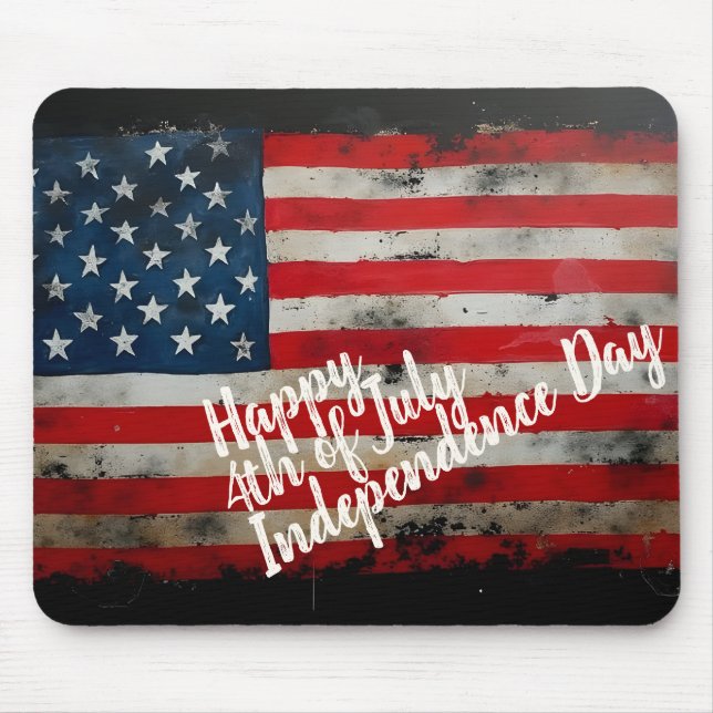 Mousepad Patriótico 4º Dia da Independência de julho (Frente)