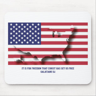 Mousepad PATRIÓTICO 4 DE JULHO PARA O Cristo Da Liberdade N