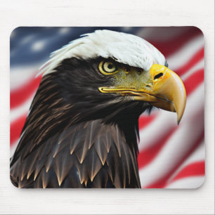 Mousepad Patriótico/Águia/Americano/EUA