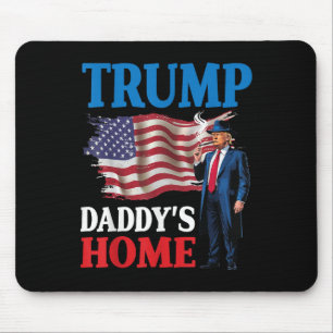 Mousepad Patriótico da Bandeira Americana do Pai Donald Tru