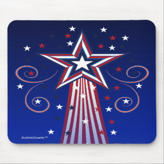 Mousepad patriótico das estrelas