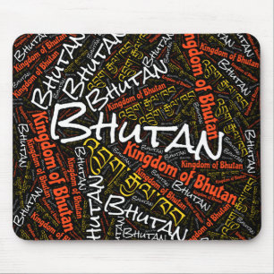 Mousepad Patriótico Delicioso Bandeira do Butão