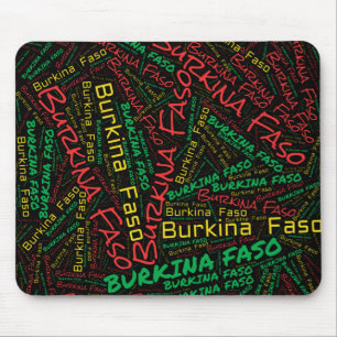 Mousepad Patriótico Delicioso Burkina Faso Flag Colors