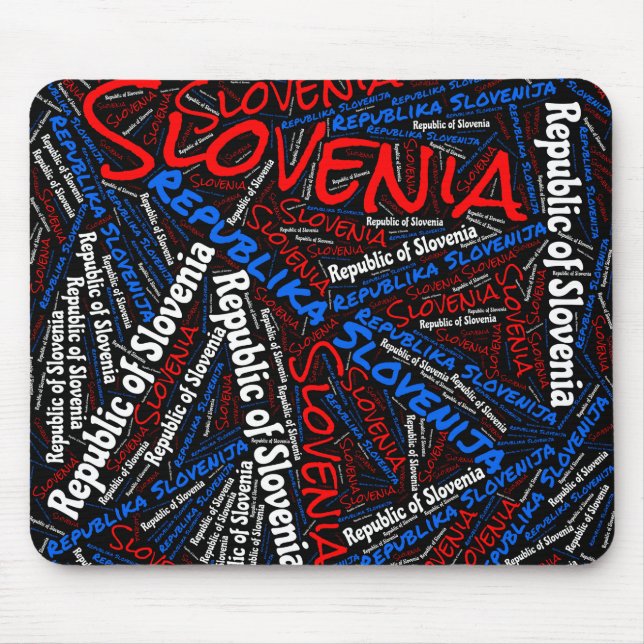 Mousepad Patriótico Delicioso das Cores de Bandeira da Eslo (Frente)