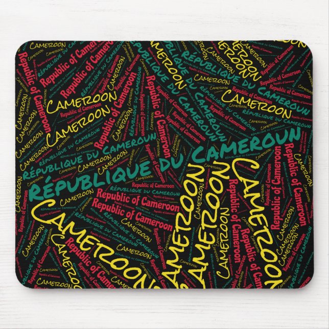 Mousepad Patriótico Delicioso das Cores de Bandeira dos Cam (Frente)