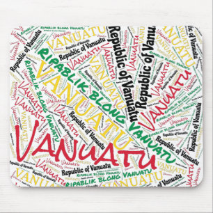 Mousepad Patriótico Delicioso das Cores de Bandeira Vanuatu