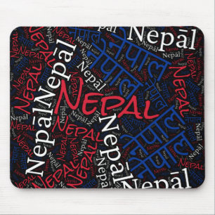Mousepad Patriótico Delicioso das Cores de Bandeiras do Nep
