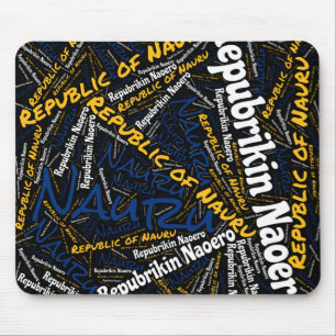Mousepad Patriótico Delicioso Nauru Flag Colors