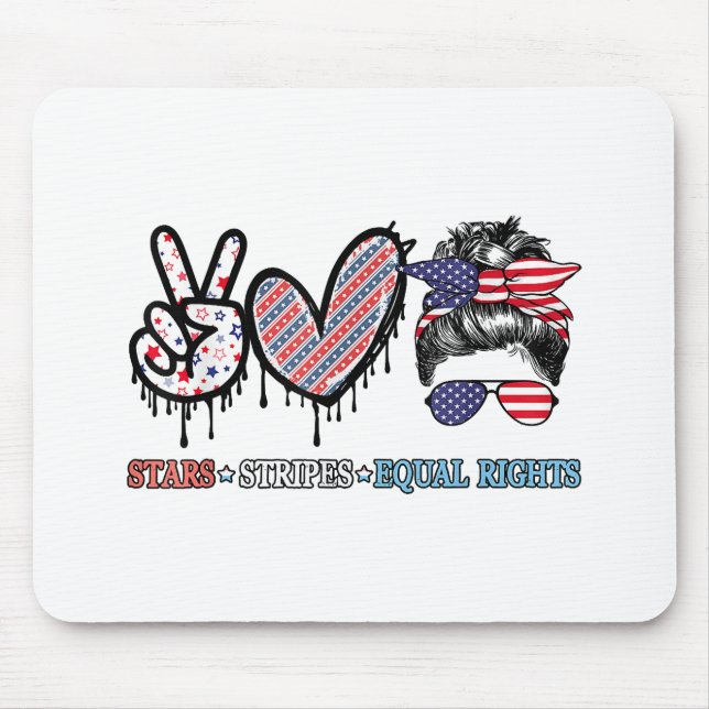 Mousepad Patriótico Engraçado do Bandeira dos EUA (Frente)