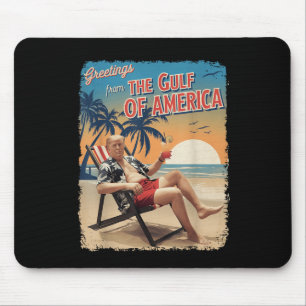 Mousepad Patriótico Retro Trump Do Golfo Dos Eua América Do