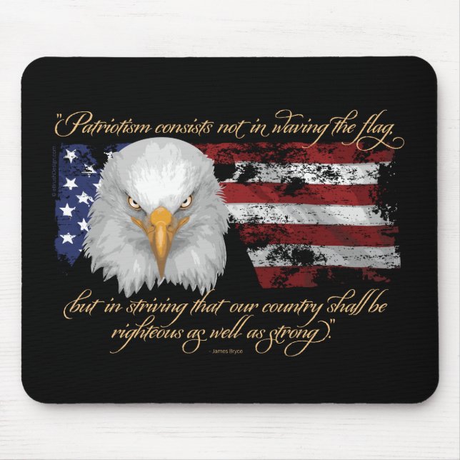 Mousepad Patriotismo Justo (Frente)