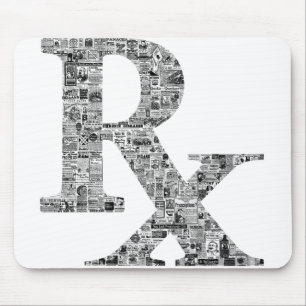 Mousepad Patrocário Rx Farmacêutico Único