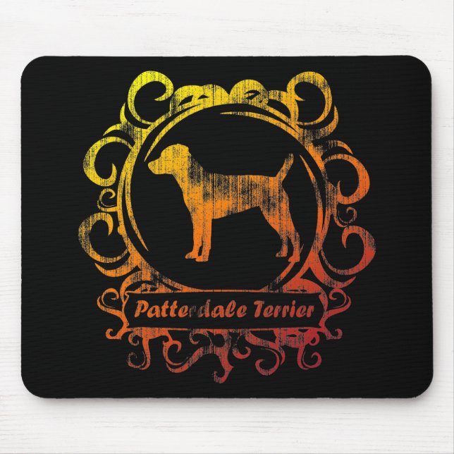 Mousepad Patterdale resistido elegante Terrier (Frente)