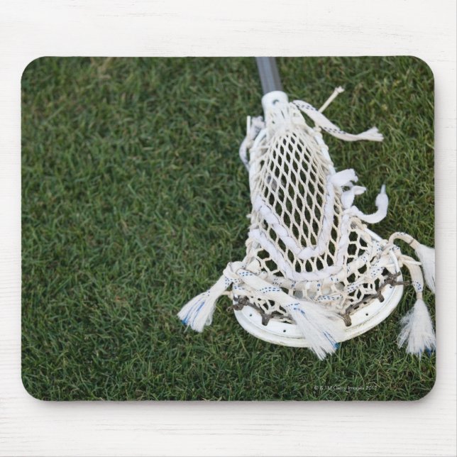 Mousepad Pau de lacrosse na grama (Frente)