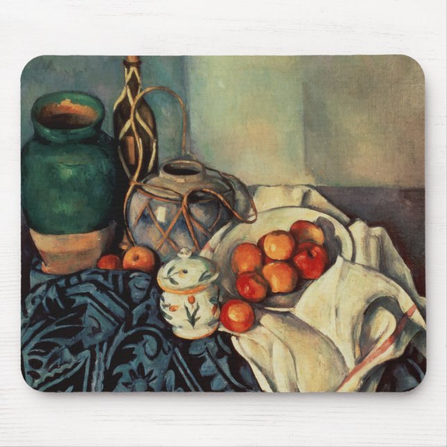 Mousepad Paul Cezanne| A Vida Estática com Maçãs, 1893-1894 (Frente)