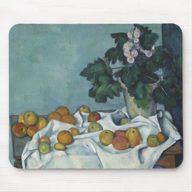 Mousepad Paul Cezanne - A Vida Estática com Maçãs e um Pote (Frente)