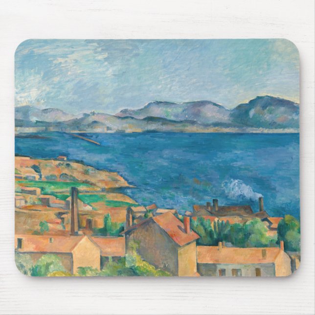 Mousepad Paul Cezanne - Baía de Marselha, Vista de Estaque (Frente)