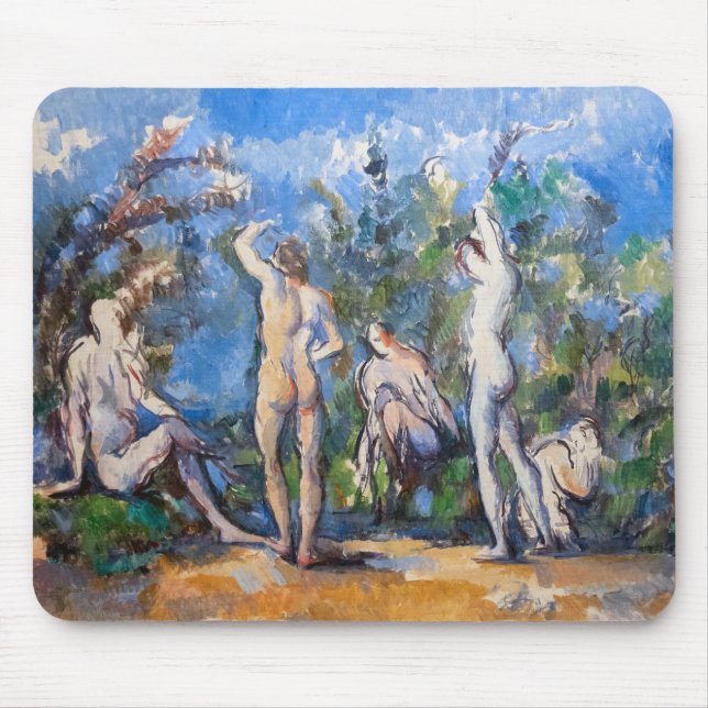 Mousepad Paul Cezanne - Cinco Bathers (Frente)